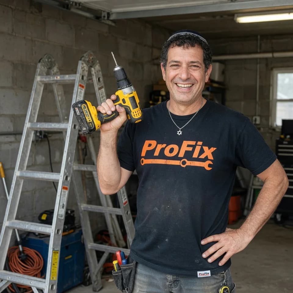 איש מקצוע עם ציוד — ProFix הנדימן בטירת הכרמל